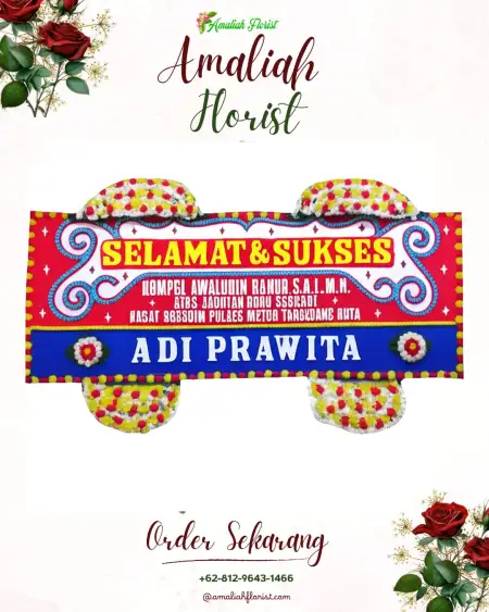 Papan Bunga Ucapan Selamat Bulusulur